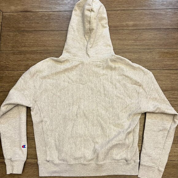 Champion Sweatshirt Adult Large Gray Big C Reverse Weave Hoodie - Picture 2 of 3